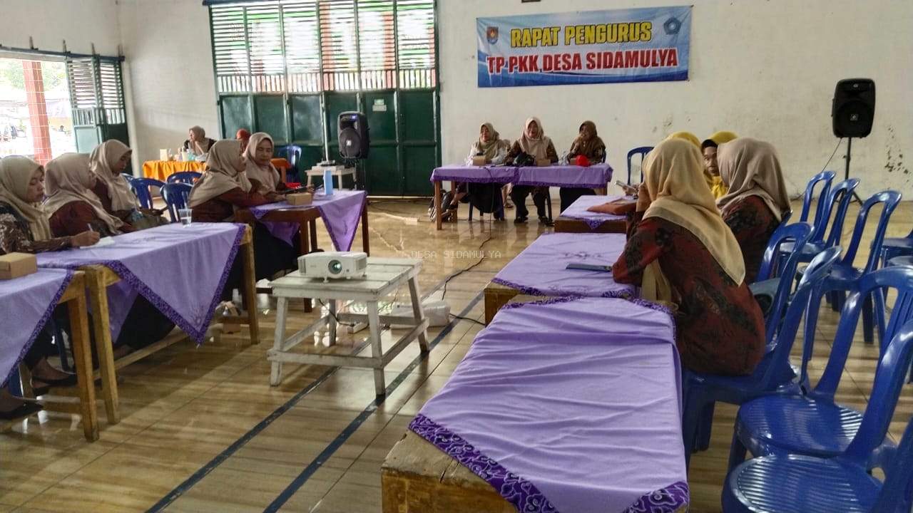 rakor pkk desa sidamulya